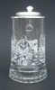 Beer Glass with Hockey Motif