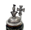 Kaiser Wilhelm II Bust and German Iron Cross