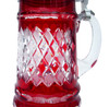 Lord of Crystal Beer Stein Red