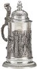 Pewter Neuschwanstein Castle Beer Stein