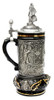 Wedding Beer Stein with Pewter Wrap