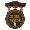 Beer Barrel Bier Stube Sign Paper Cutout