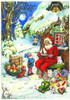 Santa with Toys German Advent Calendar