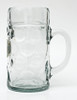 Glass Paulaner Dimpled Oktoberfest Beer Mug 1 Liter