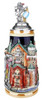 Neuschwanstein and King Ludwig Castle 3D Beer Stein with Lion Lid