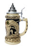 Oktoberfest Clydesdale and Beer Wagon Stein Antique Style