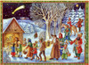 German Winter Nativity Christmas Advent Calendar