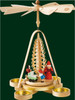 Santa with Toys German Wooden Pyramid