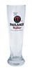 Front of Traditional 0.5 Liter Paulaner Wheat Beer Glass