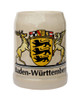 Baden Wuerttemberg Stoneware Beer Mug 0.5 Liter