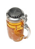 German beer stein with pewter lid