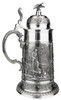 Marksman Hunter Pewter Beer Stein 1 Liter