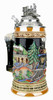 Train Beer Stein with Pewter Train Figurine Lid