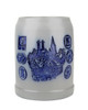 Munich Breweries 0.5 Liter Salt Glaze Stoneware Beer Mug