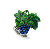 Rhein River Grapes German Hat Pin