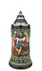 .3 Liter Hand Painted German Beer Stein of King Gambrinus