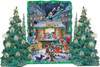 Angel Post Office Christmas Trees 3D German Advent Calendar