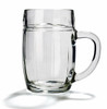 Barrel Shaped glass Beer Mug 