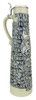 Lord's Prayer Beer Stein Cobalt with Shell Thumblift