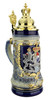 Bavaria Lion Crest Beer Stein with Gilded Royal Crown Lid