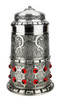 Pewter Rubin Swarovski Beer Stein