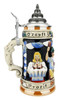 Gruss von Oktoberfest Prosit Beer Stein