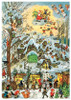 Christmas Market in the Forest German Advent Calendar