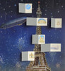 Paris Eiffel Tower German Advent Christmas Calendar