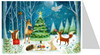 Nordic Christmas Tree Trimming German Advent Calendar Christmas Card