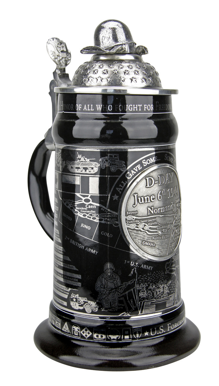 D Day Beer Stein - GermanSteins.com