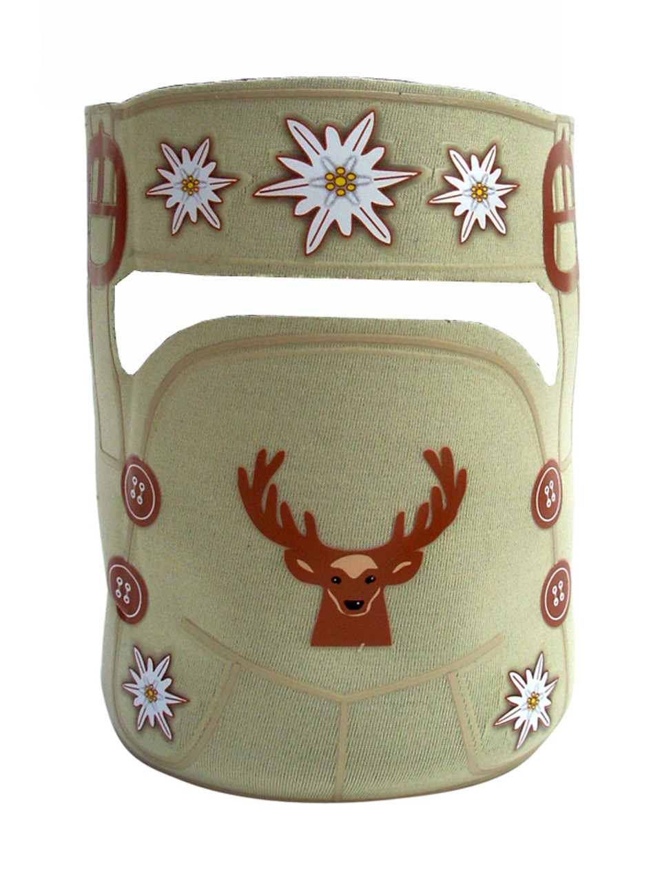 Lederhosen Insulated Sleeve for 1 Liter Mugs - GermanSteins.com