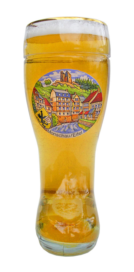 Monschau and Eifel Glass Beer Boot