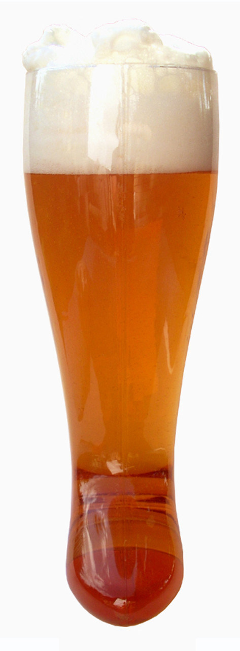 Two Liter Plastic Beer Boot, Front View