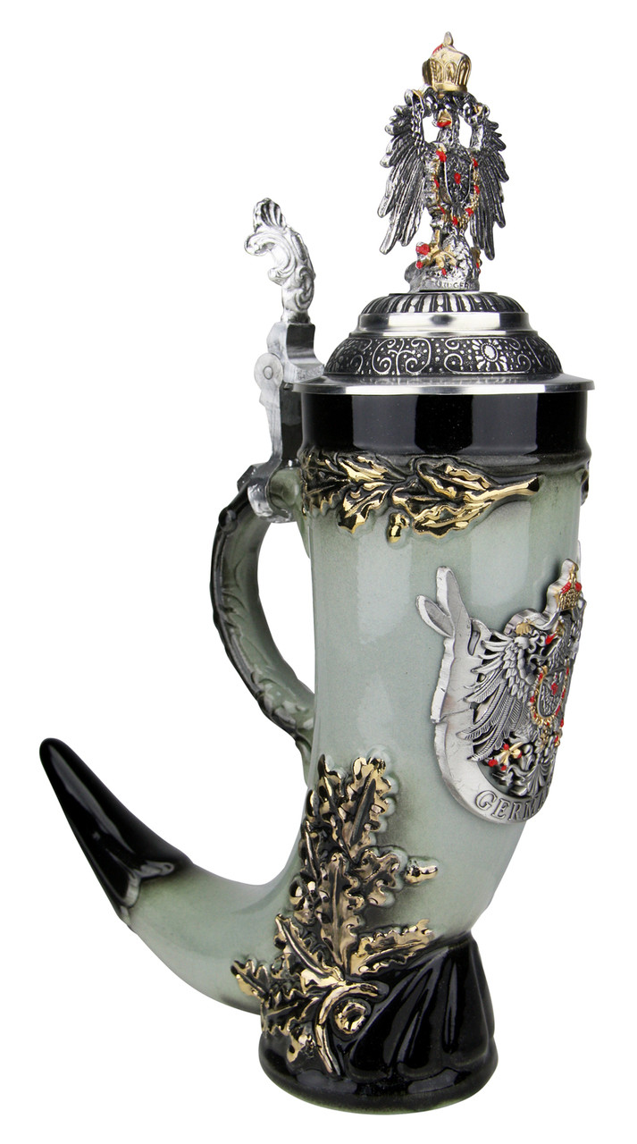 Royal Deutschland Drinking Horn Beer Stein