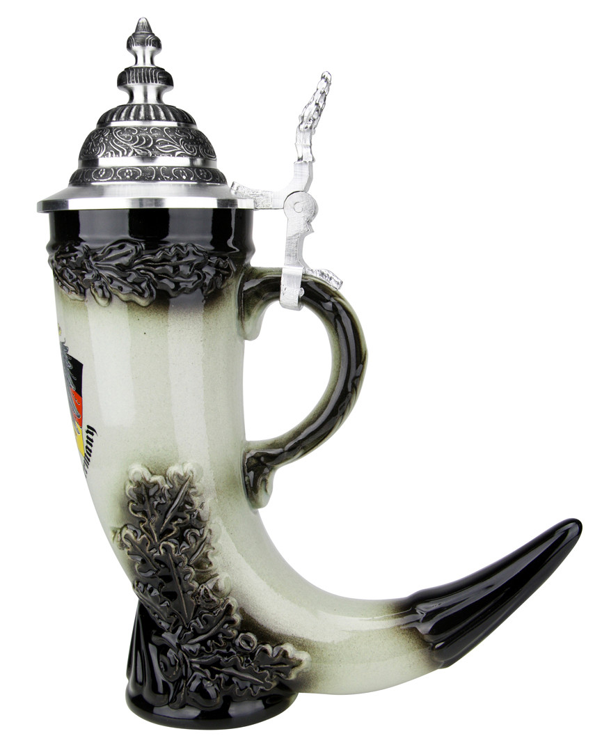 Drinking Horn German Beer Stein