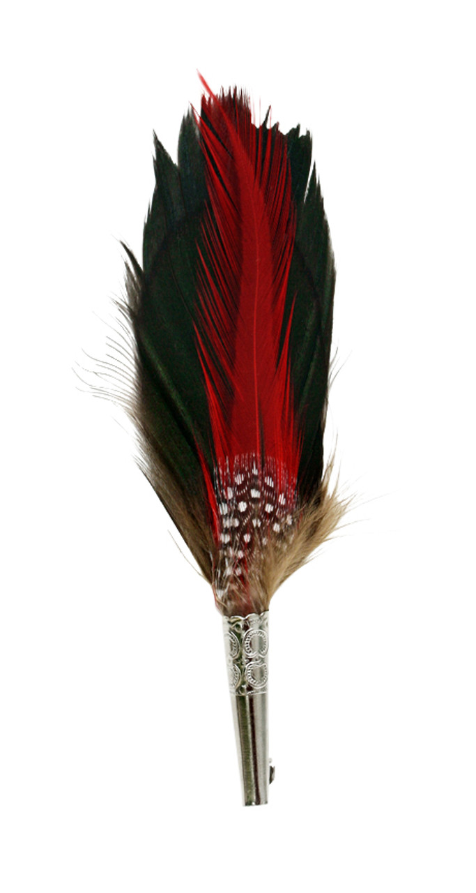 Large Turkey Feather Hat Accent 2 