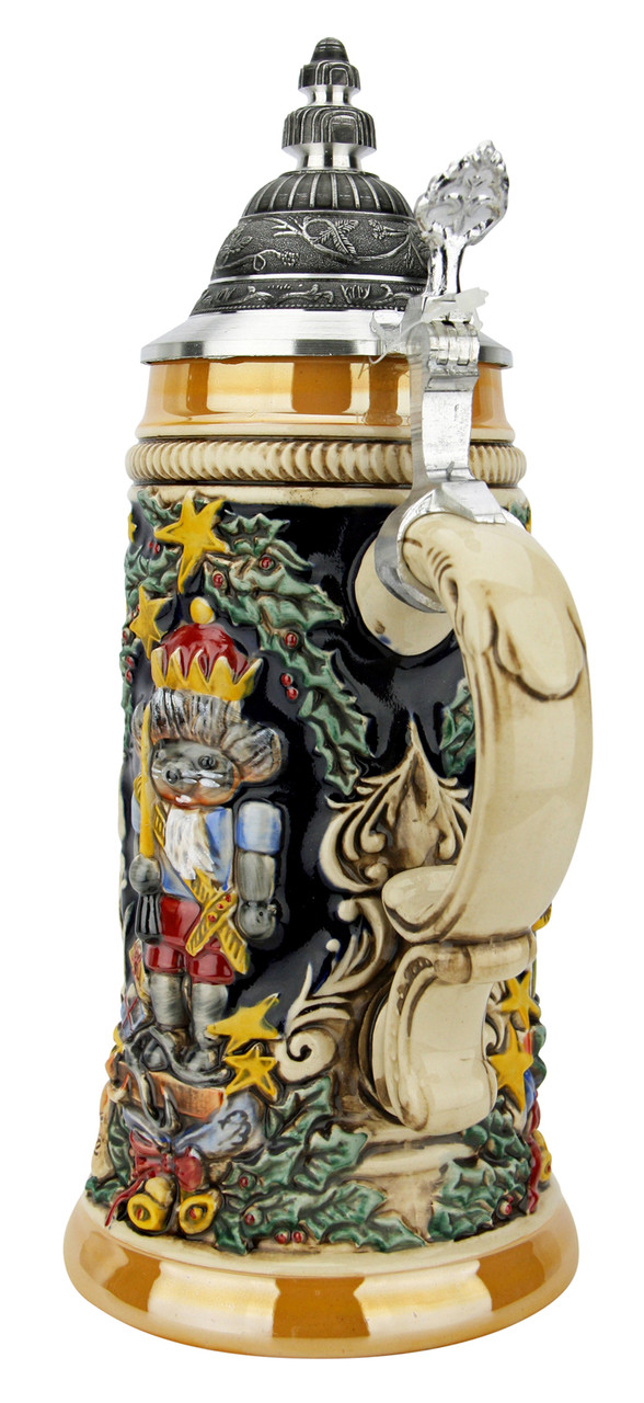 Nutcracker Suite Christmas Beer Stein - GermanSteins.com