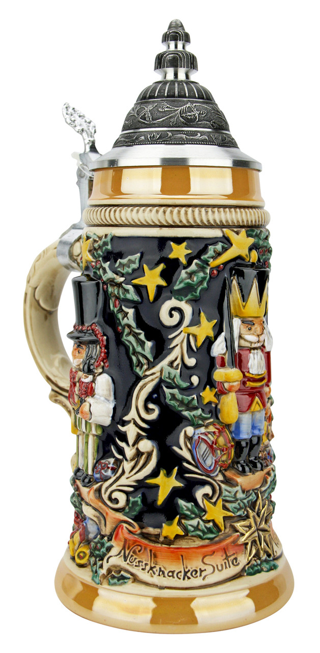 Nutcracker Suite Christmas Beer Stein - GermanSteins.com