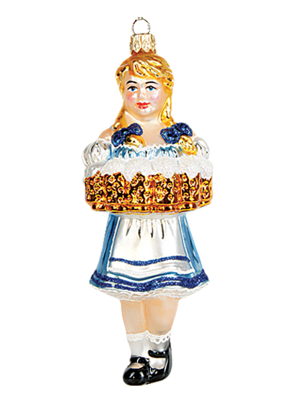 German Oktoberfest Fraulein Beer Maiden Christmas Ornament 2865