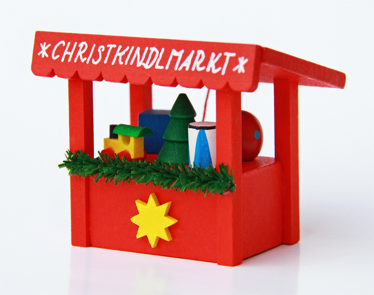 Christmas Market Wooden German Christmas Ornament Christmas Market Wooden German Christmas Ornament