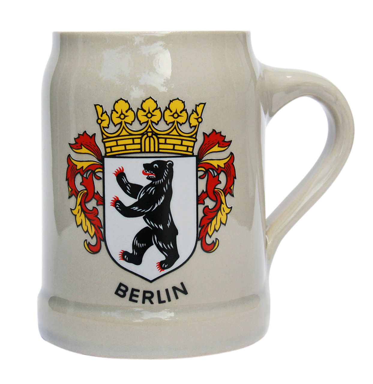 Berlin German Stoneware Beer Mug 0.5 Liter