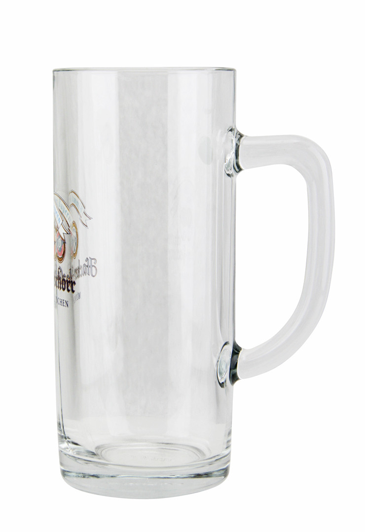 Hacker Pschorr Glass Beer Mug 0.5 Liter