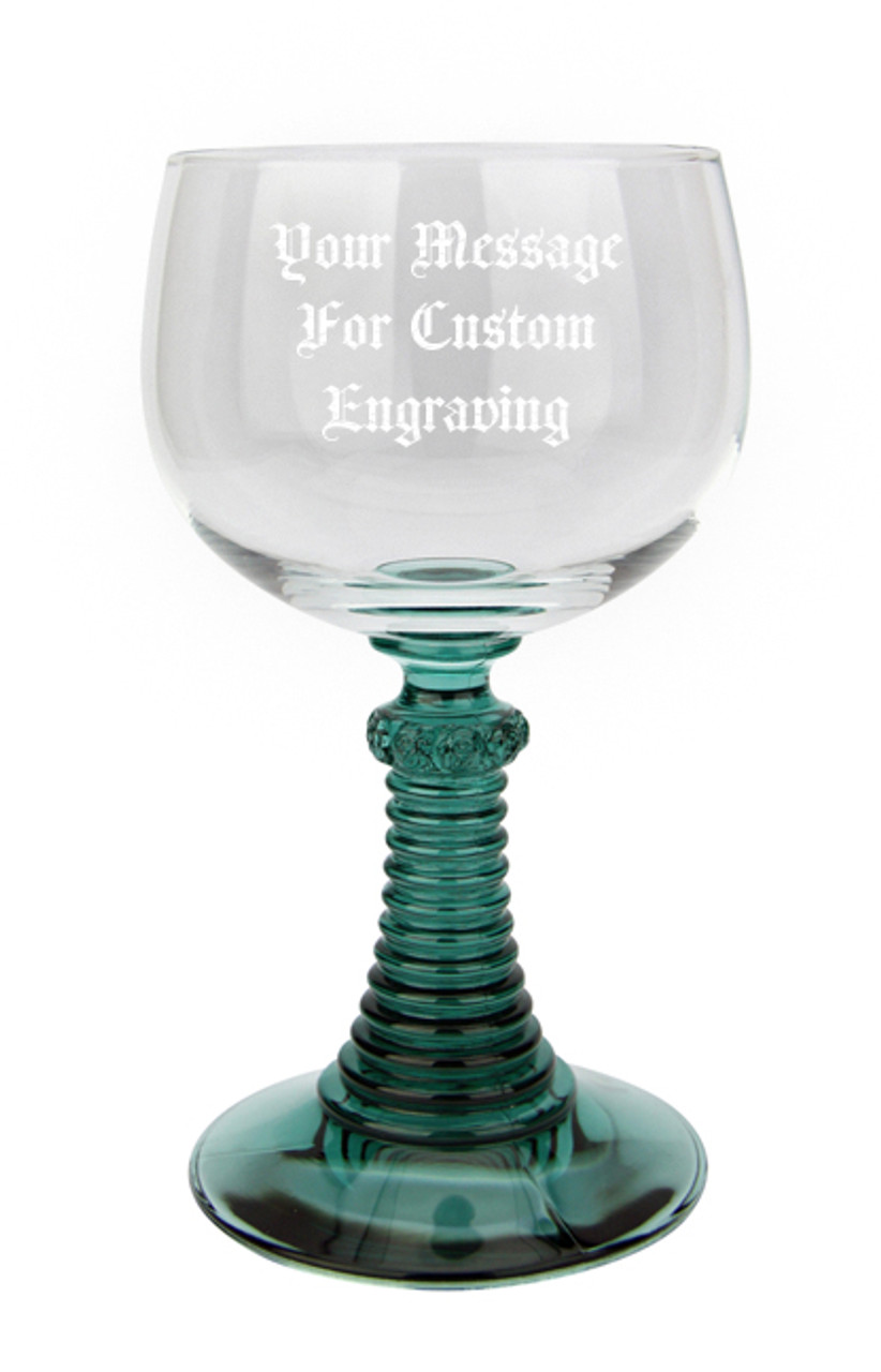 Vintage Crystal Engraver Candlestick. 