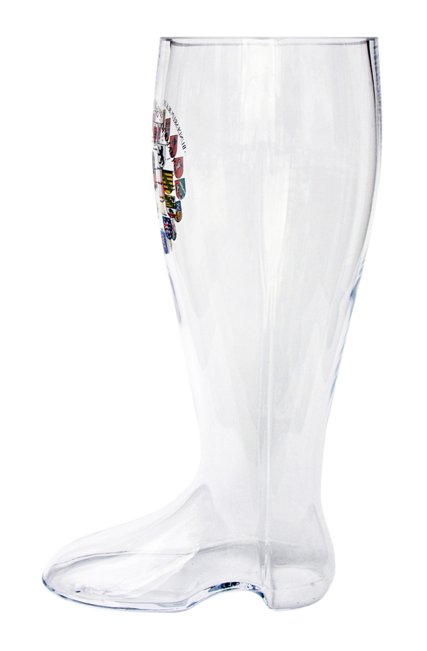 Deutschland Map Glass Beer Boot 2 Liter