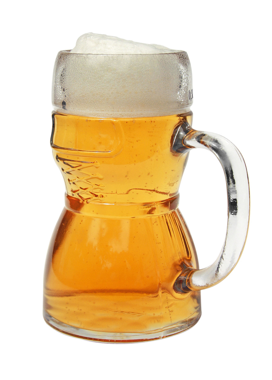 Custom Engraved Dirndl Glass Beer Mug 0.5 Liter