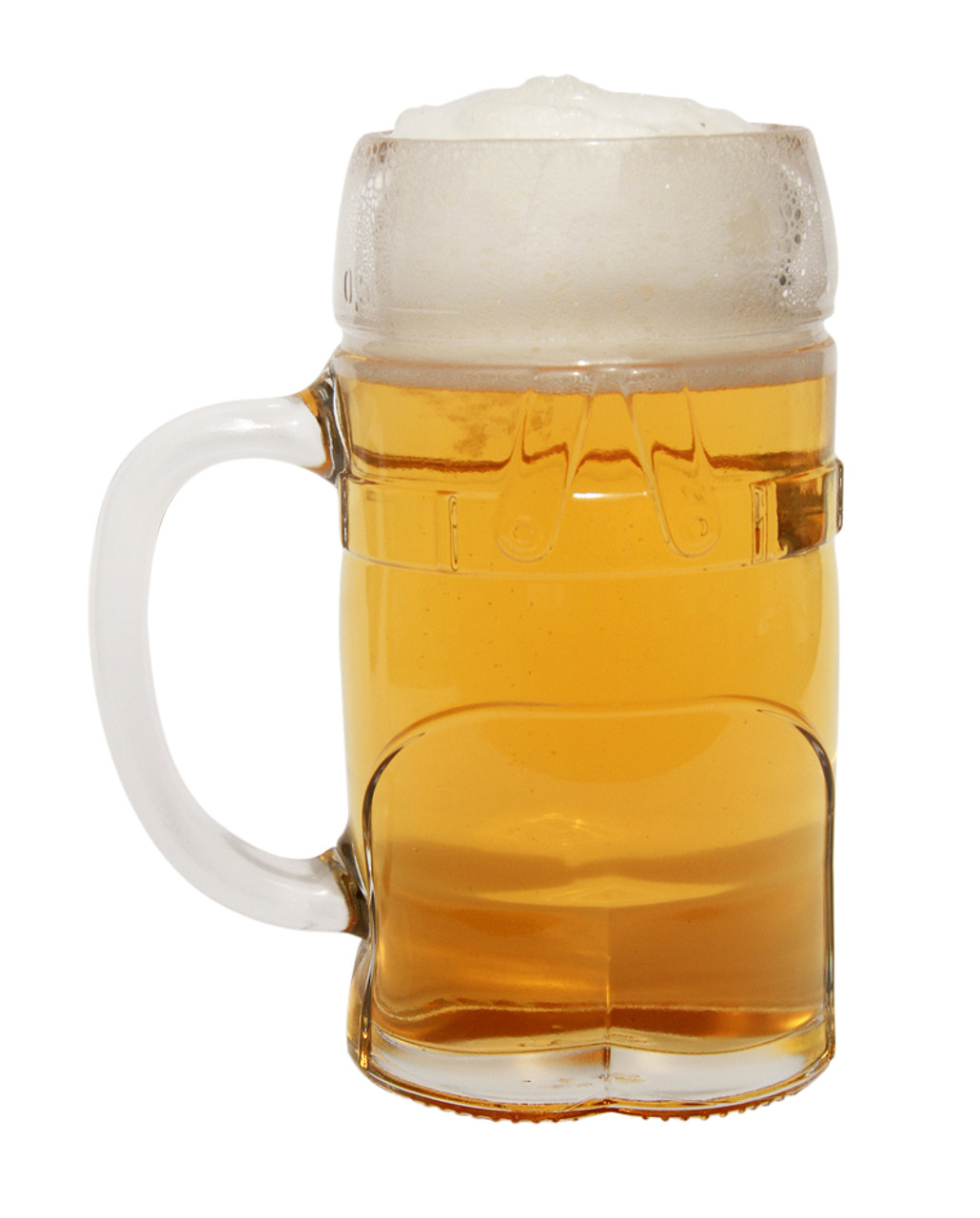 Custom Engraved Lederhosen Glass Beer Mug 0.5 Liter