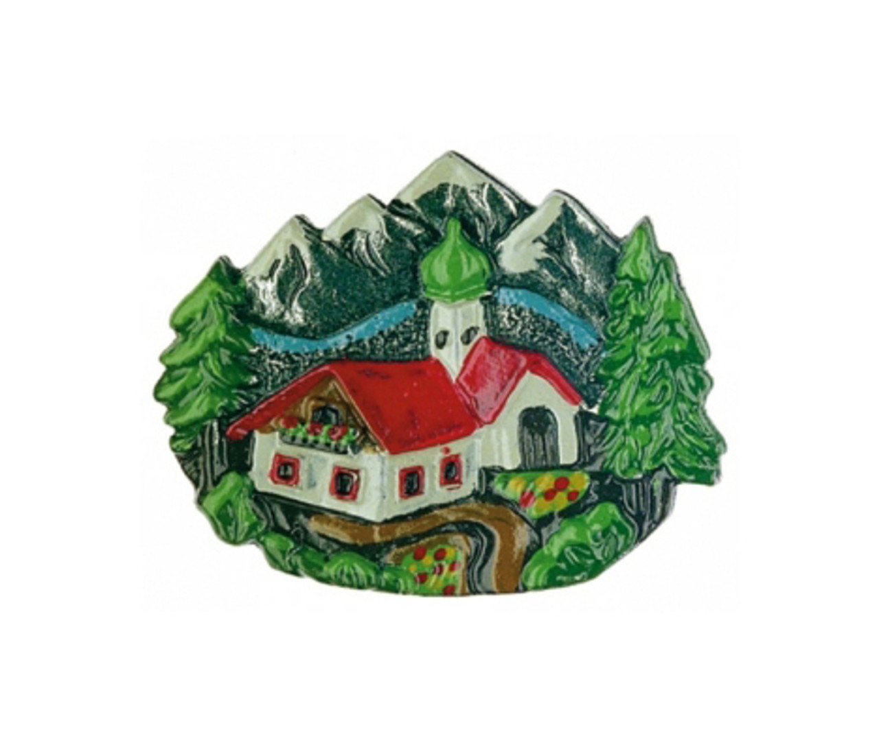 Alpine Village Pewter German Hat Pin