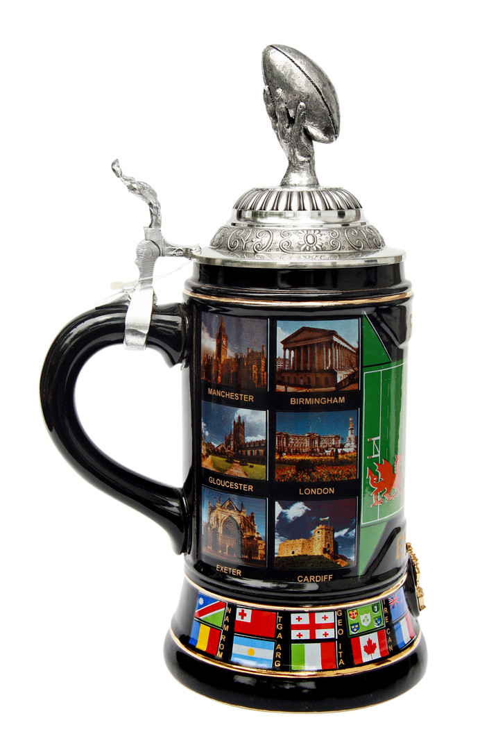 2015 England Rugby World Cup Beer Stein - GermanSteins.com