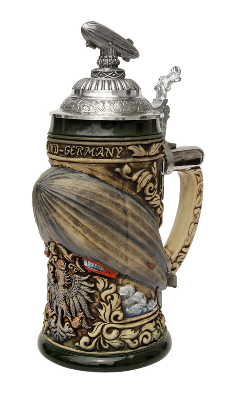 Zeppelin 3D Beer Stein Rustic