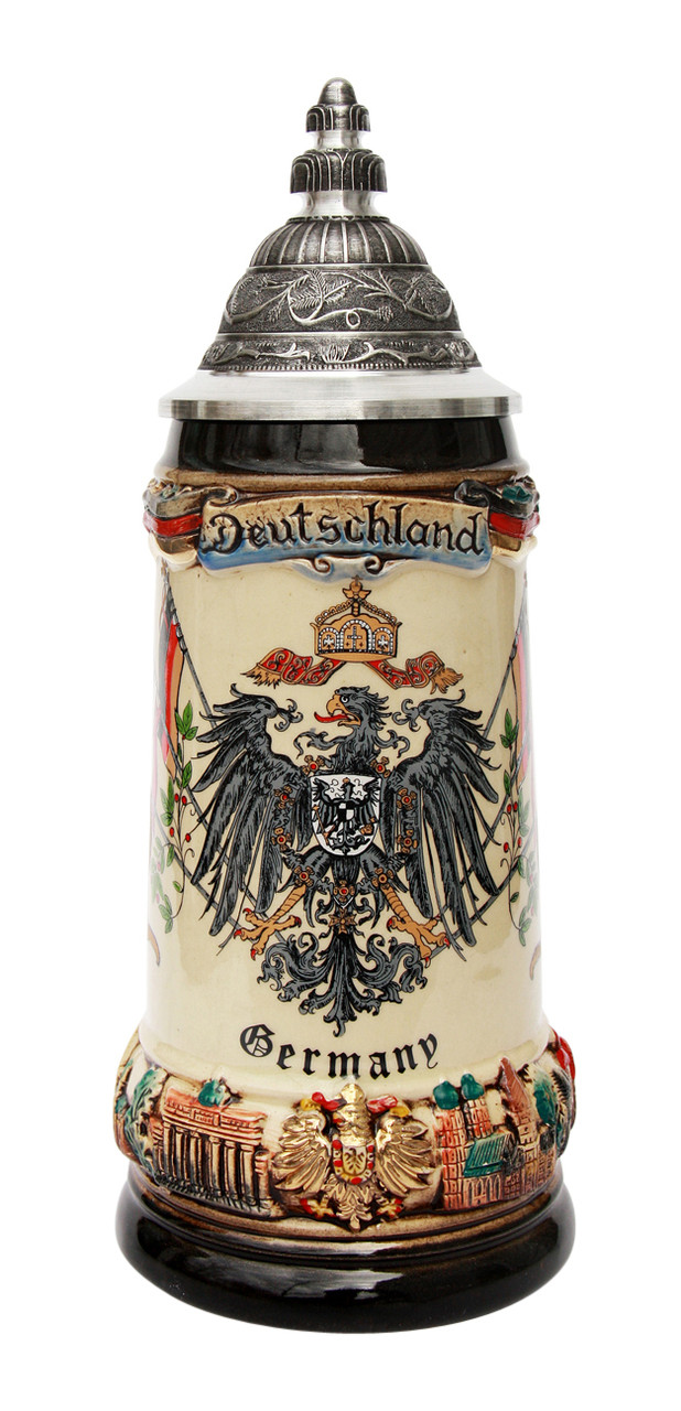 Germany Coat of Arms Deutschland Beer Stein .5 Liter